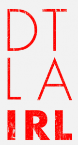 DTLA IRL red logo