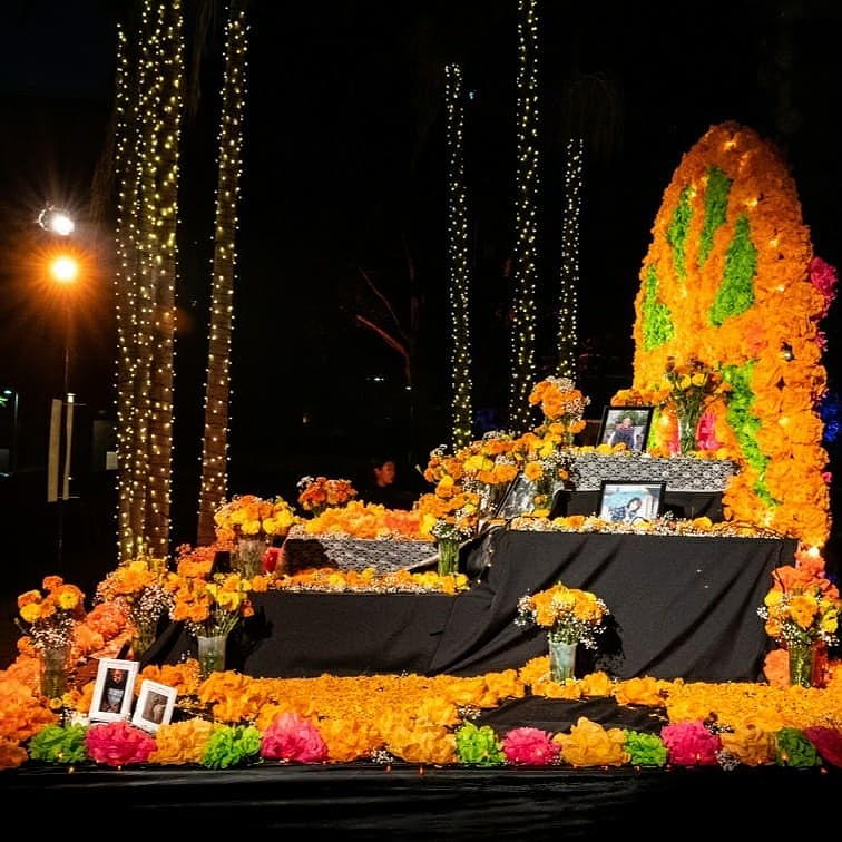 Grand Park Día de los Muertos Altars near Circa apartments in Downtown Los Angeles