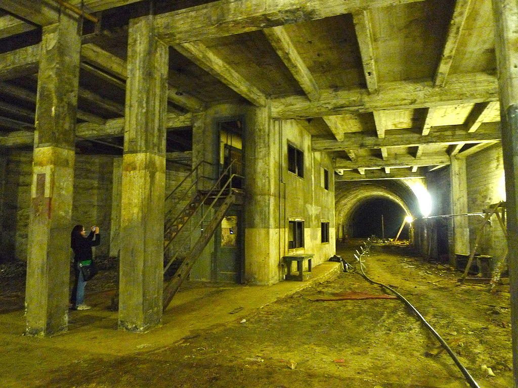 Los Angeles Tunnels secret underground near Circa apartments in Downtown Los Angeles
