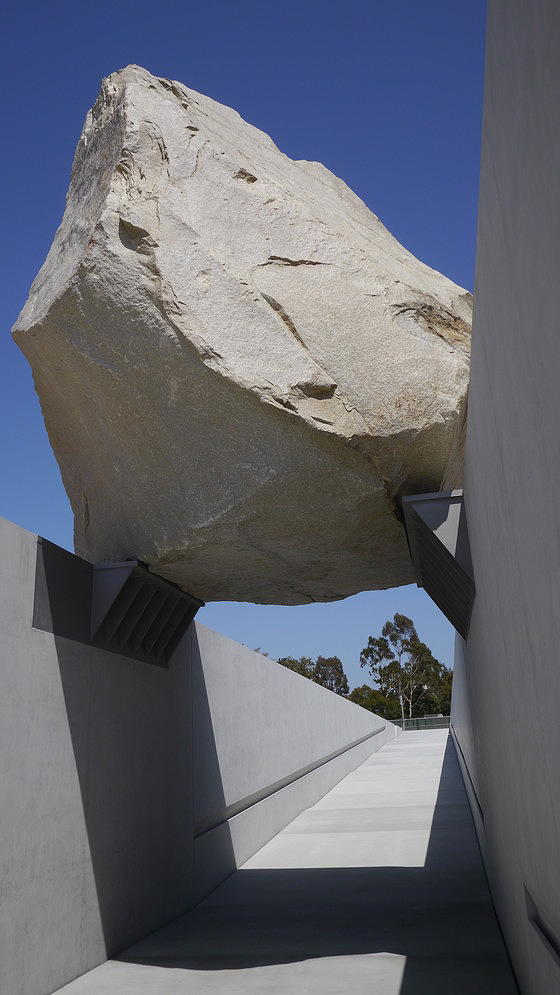 LACMA Levitated Mass urban adventures near Circa apartments in Downtown Los Angeles