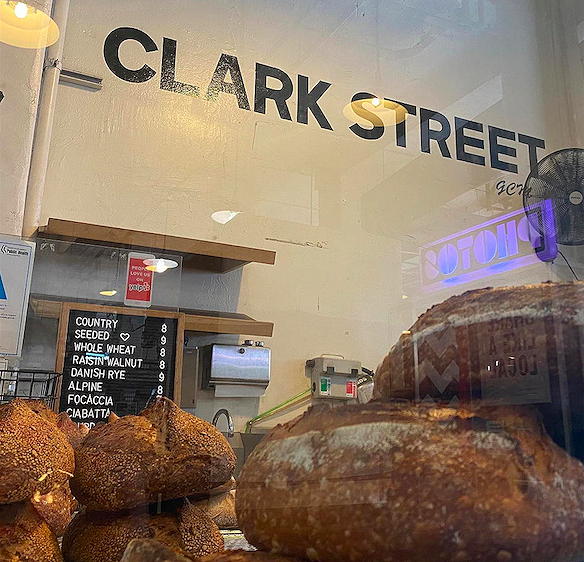 Clark Street Bread bakery near Circa apartments in Downtown Los Angeles
