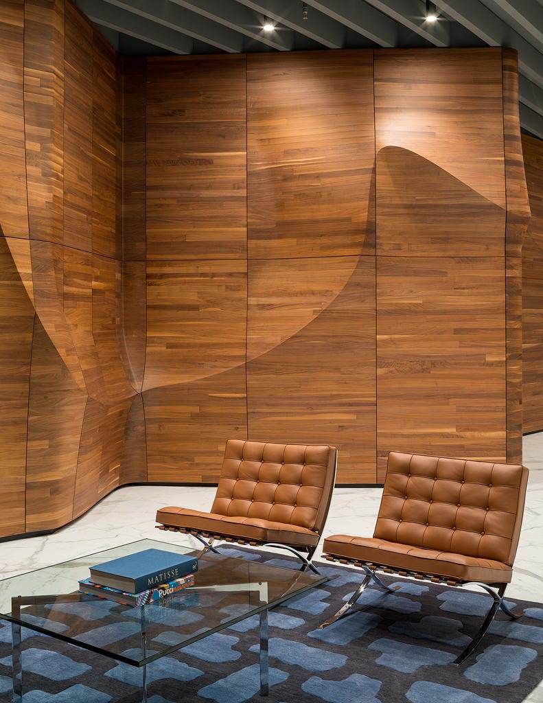 Circa Lobby at Circa residences in Downtown Los Angeles