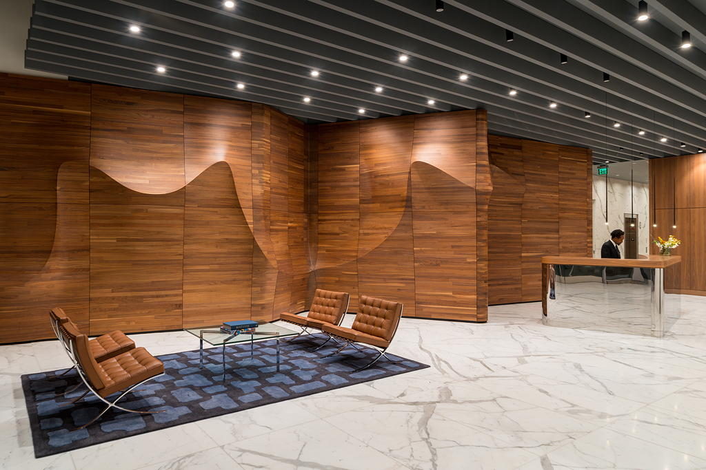 Circa Lobby at Circa residences in Downtown Los Angeles