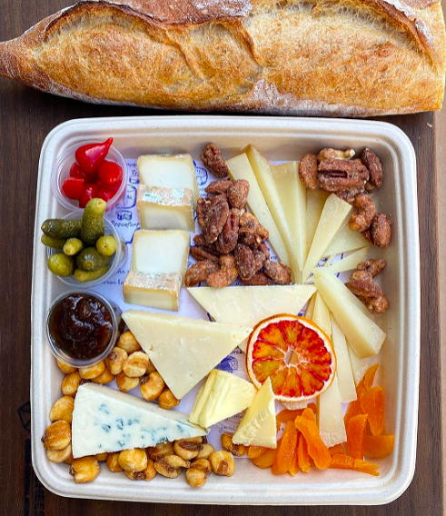 DTLA Cheese picnics near Circa residences in Downtown Los Angeles