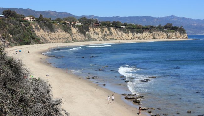 Point Dume State Beach near Circa residences in Downtown Los Angeles