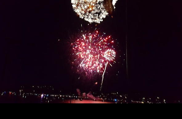 Lake Arrowhead Fourth of July near Circa residences in Downtown Los Angeles