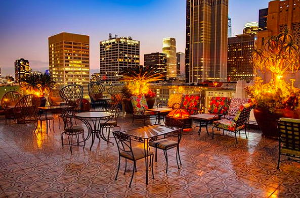 Perch rooftop dining near Circa residences in Downtown Los Angeles