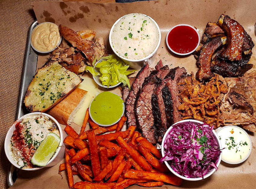 LA Brisket barbecue near Circa residences in downtown Los Angeles