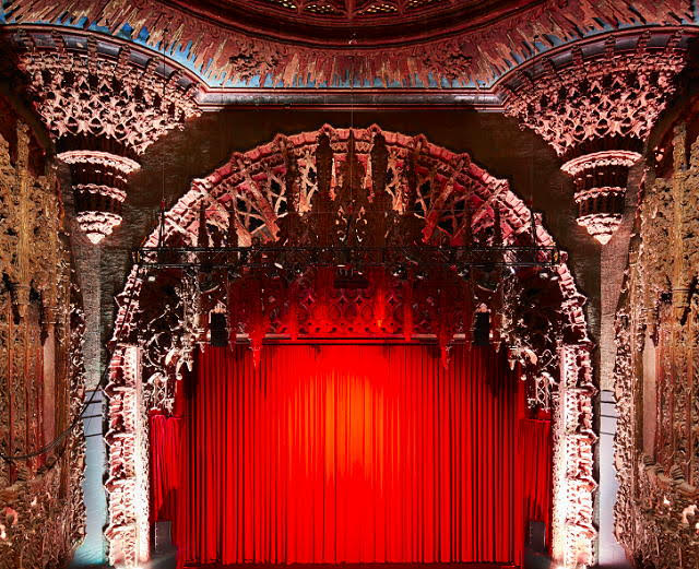 Theatre at Ace Hotel Halloween near Circa apartments in downtown Los Angeles