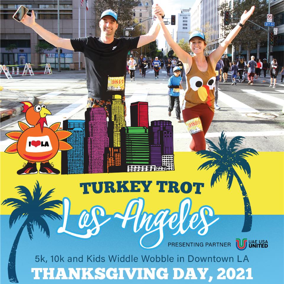 Turkey Trot Thanksgiving near Circa apartments in Downtown Los Angeles