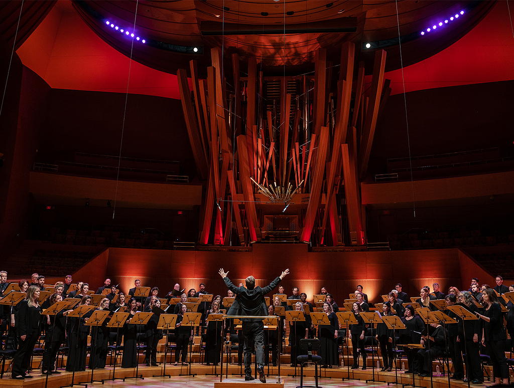 LA Master Chorale near Circa apartments in Downtown Los Angeles