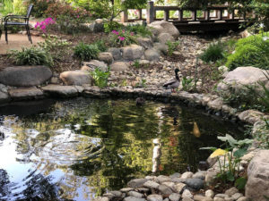 Storrier Stearns Japanese Garden near Circa residences in Downtown Los Angeles