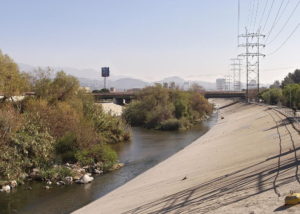 Glendale Narrows Elysian Valley Bicycle Path near Circa residences in Downtown Los Angeles