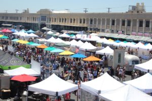 Smorgasburg near Circa residences in Downtown Los Angeles