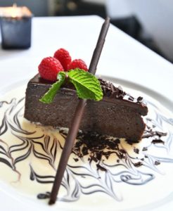 Chocolate Sin Cake Maestro’s Ocean Club at Circa residences in Downtown Los Angeles
