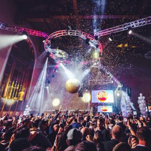 Prohibition at Union Station New Years Eve celebration near Circa residences in Downtown Los Angeles