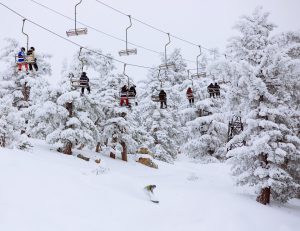 Mt Baldy Resort skiing near Circa residences in Downtown Los Angeles