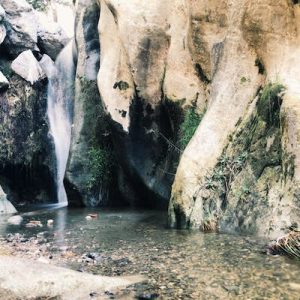 Santa Ynez Falls waterfall hike near Circa residences in Downtown Los Angeles