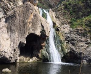 Wildwood Paradise Falls waterfall hike near Circa residences in Downtown Los Angeles