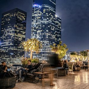 Perch restaurant rooftop dining near Circa residences in downtown Los Angeles