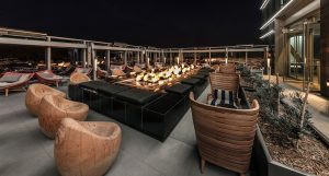 Spire 73 Intercontinental rooftop dining near Circa residences in downtown Los Angeles