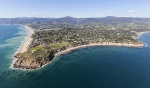 Point Dume State Beach near Circa residences in downtown Los Angeles 