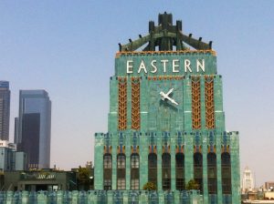 Eastern Columbia Building LA Conservancy walking tours near Circa residences in downtown Los Angeles 