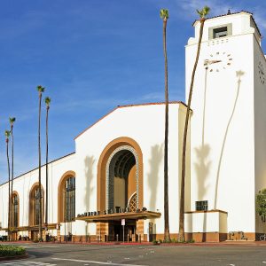 Union Station LA Conservancy walking tours near Circa residences in downtown Los Angeles 