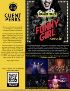 
Funny Girl at the Ahmanson Theatre  near Circa residences in downtown Los Angeles   