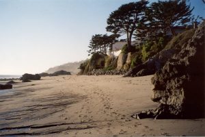 Lechuza Beach in Malibu not far from Circa residences in downtown Los Angeles