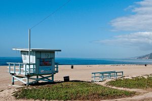 Will Rogers State Beach in Pacific Palisades not far from Circa residences in downtown Los Angeles