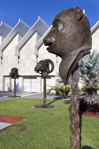 Ai Weiwei: Circle of Animals/Zodiac Heads art exhibition at LACMA near near Circa residences in Downtown Los Angeles  