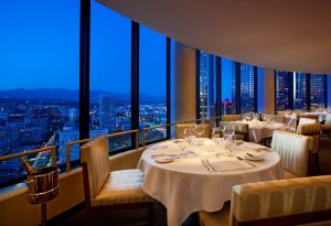 LA Prime Steakhouse Wine Spectator Awards near Circa residences in Downtown Los Angeles  