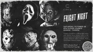 Circa Fright Night Halloween party at Circa residences in Downtown Los Angeles