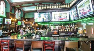 Dublin’s Irish Whiskey Pub sports bar near Circa residences in Downtown Los Angeles