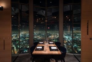 71Above restaurant Thanksgiving near Circa residences in Downtown Los Angeles