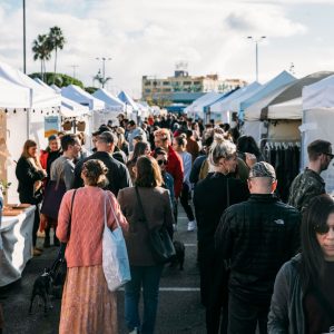 West Coast Craft at ROW DTLA holiday shopping near Circa residences in Downtown Los Angeles