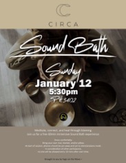 Circa Sound Bath at Circa residences in downtown Los Angeles.