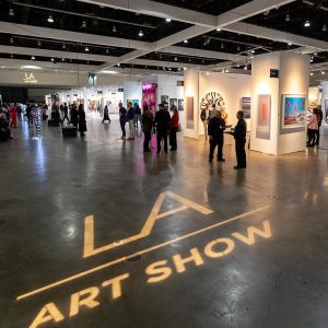 LA Art Show near Circa residences in downtown Los Angeles 