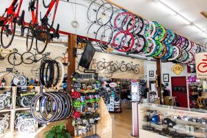 Just Ride L.A bike store near Circa residences in downtown Los Angeles