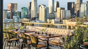 Cara Cara at Proper Hotel DTLA rooftop oasis near Circa residences in downtown Los Angeles