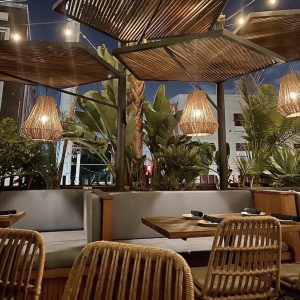 LA Cha Cha Chá rooftop oasis near Circa residences in downtown Los Angeles