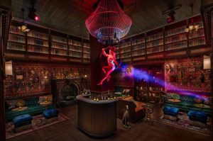 The 8 Deadly Sins at LEVEL 8 Halloween event near Circa residences in Downtown Los Angeles