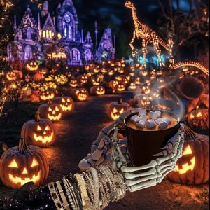 Night of the Jack Halloween event near Circa residences in Downtown Los Angeles