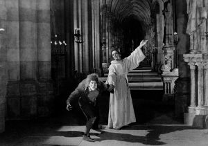The Hunchback of Notre Dame Halloween event near Circa residences in Downtown Los Angeles