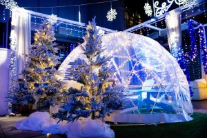 Winter Hour at Golden Hour holiday celebration at Circa residences in downtown Los Angeles 