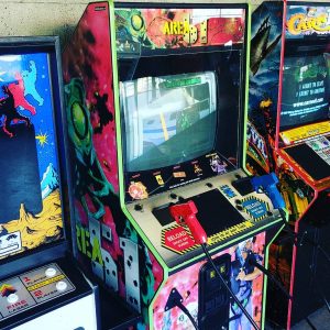 EightyTwo arcade and bar near Circa residences in Downtown Los Angeles