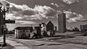Bunker Hill Dead and Alive Esotouric walking tour near Circa residences in downtown Los Angeles 
