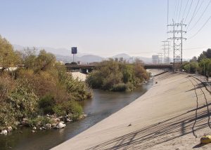 
Glendale Narrows Elysian Valley Bicycle Path near Circa residences in downtown Los Angeles