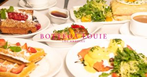 Bottega Louis brunch near Circa residences in downtown Los Angeles